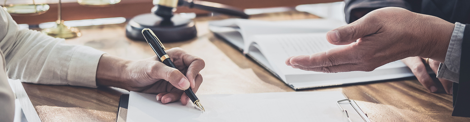 Male lawyer or judge consult having team meeting with Businesswo